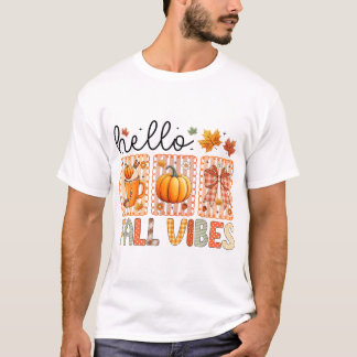 コケットボウパンプキンシーズン感謝祭ハロー Tシャツ