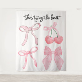 コケットボウブライダルシャワー写真の背景 タペストリー