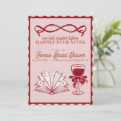 コケットボウブライダルシャワー招待 | 5 x 7カスタムの 招待状 (スタンド正面)