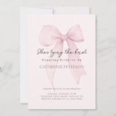 コケットボウブライダルシャワー 招待状 (正面)