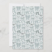 コケットボウボーイバースデーパーティーの招待 招待状 (裏面)