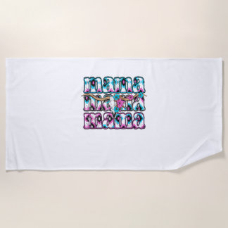 コケットボウママコウィドターコイズ女性のカーボーイウェスター ビーチタオル