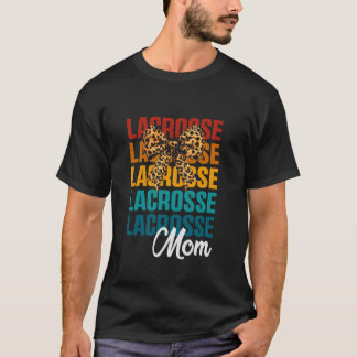 コケットボウラクロスママかわいいラクロス愛好家モト Tシャツ