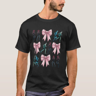 コケットボウランニングランナーマラソンピンク母の日 Tシャツ