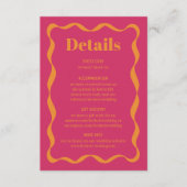 コケットボウレトロ結婚ズ詳細 エンクロージャーカード (正面)