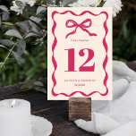 コケットボウレトロ結婚ズ テーブルナンバー<br><div class="desc">これらのヴィンテージコケ結婚ットスタイルのテーブル番号カードは、ロマンチックなレトロなテーマの結婚を計画しているカップルに最適である。提供されているテンプレートボックスに自分の名前結婚、日付と表の番号を追加したり、より高度な設定を行うたクリックめ「カスタマイズit」ボタンを追加して、デザインを簡単にパーソナライズする。コレクション内に色の結婚オプションや一致するアイテムが含まれる。***ご注文方法***おカスタマイズして、各テーブル番号カードをカートに1枚ずつ追加する。Zazzleは現在、注文された後に製品の任意のカスタマイズを許可するシステムを持っていない。</div>