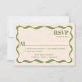 コケットボウレトロ結婚ズ 出欠カード (正面)