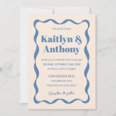 コケットボウレトロ結婚ズ 招待状 (正面)