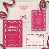 コケットボウレトロ結婚ズ 招待状