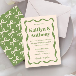 コケットボウレトロ結婚ズ 招待状