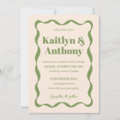 コケットボウレトロ結婚ズ 招待状 (正面)