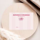 コケットボウ卒業アドバイスとホイッシュ エンクロージャーカード