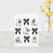 コケットボウ幽霊読ズブックスセーターハロウィーン カード (黄色い花)