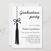 コケットボウ手書きフォント2025卒業 招待状 (正面)