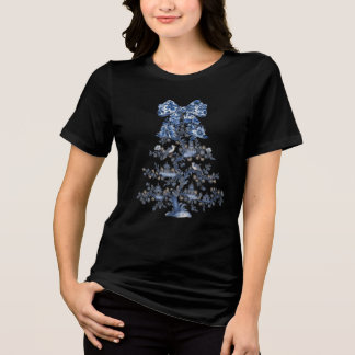 コケットボウ クリスマスツリー 女性 シノワズリ トライブレンドTシャツ