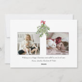 コケットボウ・ミストルテオ Happiest Holidays 4枚写真 シーズンカード (裏面)