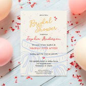 コケットボーウィリーエブアフターブライダルシャワー 招待状