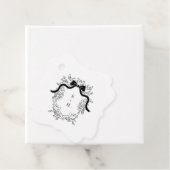 コケットボークレストモノグラムフランスのズ結婚ズ フェイバータグ (インサイチュ)