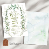 コケットボーグリーナリーベビーブランチ 招待状