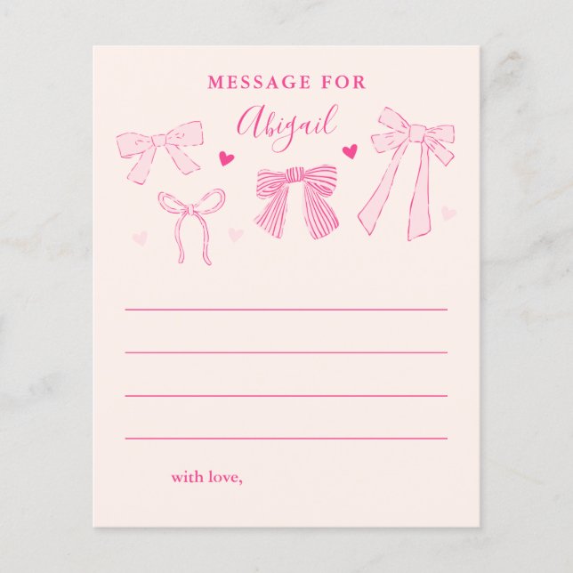 コケットボーズガール誕生日タイムカプセルメッセージ (正面)