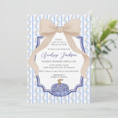 コケットボーチノイスリーパンプキンブライダルシャワー 招待状 (スタンド正面)