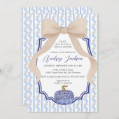 コケットボーチノイスリーパンプキンブライダルシャワー 招待状 (正面/裏面)