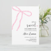 コケットボーピンクバースデーパーティー 招待状 (スタンド正面)