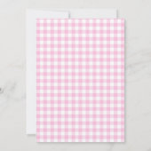 コケットボーピンクバースデーパーティー 招待状 (裏面)