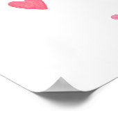 コケットボーピンクフォトハットバースデーパーティーへようこそ ポスター (角)