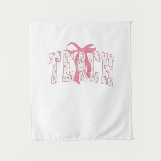 コケットボーペンシルデザイン先生教育者 タペストリー (正面)