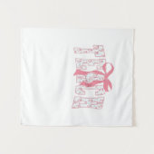 コケットボーペンシルデザイン先生教育者 タペストリー (正面(横))