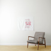 コケットボーペンシルデザイン先生教育者 タペストリー (インサイチュ(横))