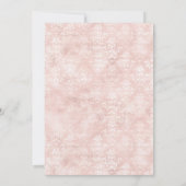 コケットマリーアントワネットロココブライダルシャワー 招待状 (裏面)