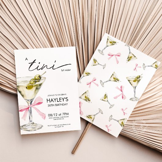 コケットマルティーニ誕生日アティニより少し古い 招待状