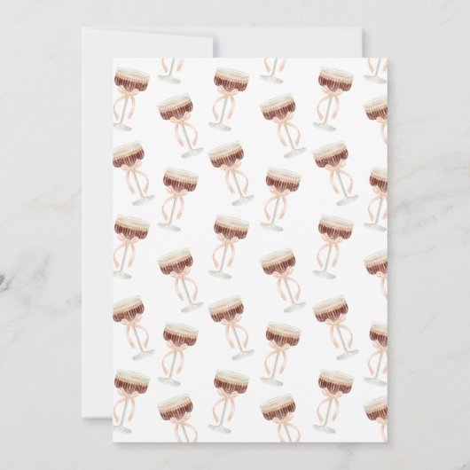 コケットマルティーニ誕生日 招待状 (裏面)