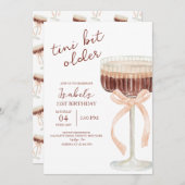 コケットマルティーニ誕生日 招待状 (正面/裏面)