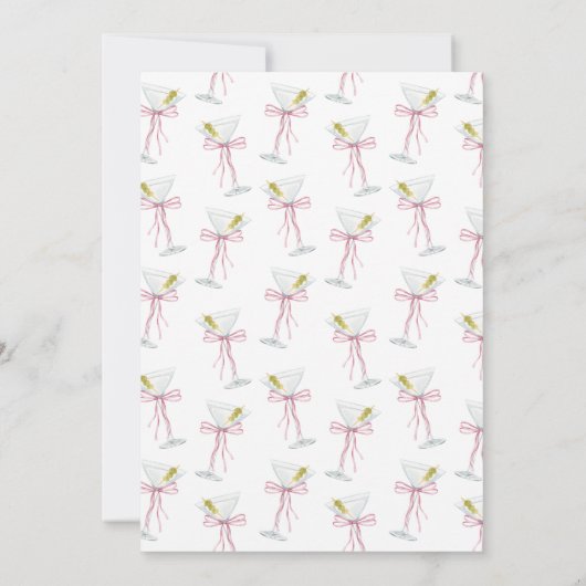 コケットマルティーニ誕生日 招待状 (裏面)