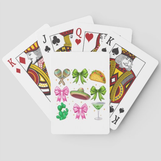 コケットマルディグラスボウ（紋章の）フラ・ダ・リマスクファットトゥーズ トランプ (裏面)