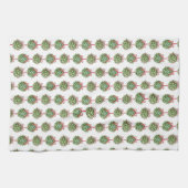 コケットミスタントウ水カラークリスマステータオル キッチンタオル (横)