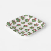 コケットミスタントウ水カラークリスマスプレート ペーパープレート (傾斜あり)