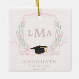 コケットモノグラム卒業 セラミックオーナメント