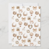 コケットリトルカボチャフローラベビーシャワー 招待状 (裏面)