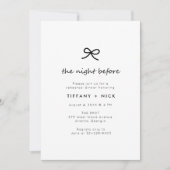 コケットリハーサルディナー 招待状 (正面)