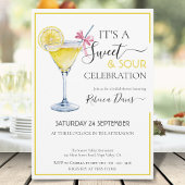 コケットレモンスウィート&サワーブライダルシャワー 招待状