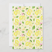 コケットレモンスウィート&サワーブライダルシャワー 招待状 (裏面)