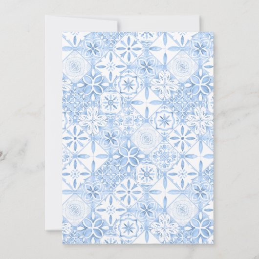 コケットレモンチャオベビーイタリアンウェーブベイビーシャワー 招待状 (裏面)