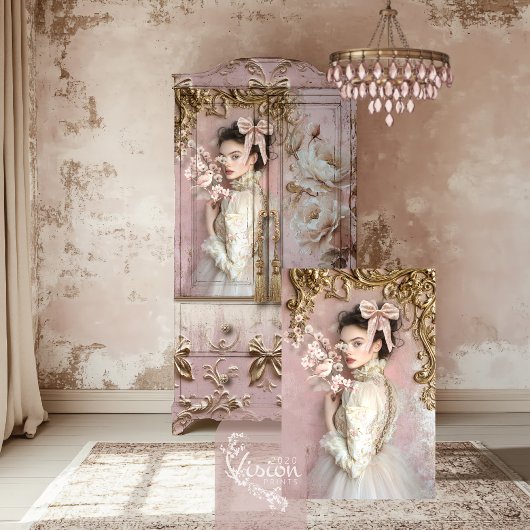 コケットロマンチックバロックポートレートバードフローラ 薄葉紙