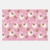 コケットヴィンテージサンタ ラッピングペーパーシート (正面)