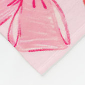 コケットヴィンテージストロベリーシェルパブランケット フリースブランケット (角)