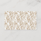 コケット中華料理ベビーシャワーおむつラッフル エンクロージャーカード (裏面)